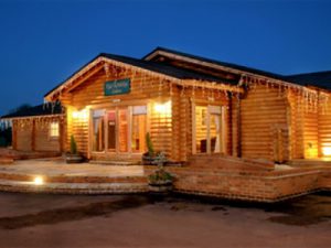 The clubhouse at Eye Kettleby Lakes in Leicestershire