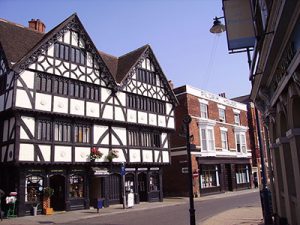 Old houses in Boston Lincs