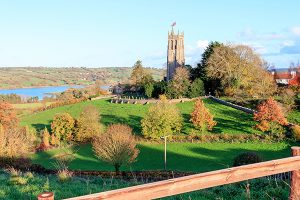 Blagdon Village in autumn