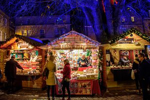 Bath Christmas Market chalets