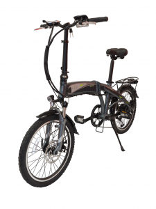 A folding electric bike