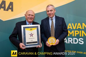 Charoland Farm receives AA Small Campsite of the Year award