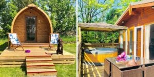 Glamping at Longnor Wood Holiday Park, Derbyshire