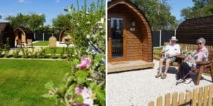 Glamping Pods at Wolds View Touring Park, Lincolnshire